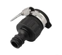 Adattatore per rubinetto senza filettatura per Karcher 2.645-256.0, connettore per tubo da giardino per interni ed esterni, con vite ad alette in acciaio inox per tubi di diametro multipli