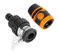 Adattatore per rubinetto universale per tubo da giardino, set di connettori per rubinetti con diametro di 14-24 mm e connettore per tubo da giardino