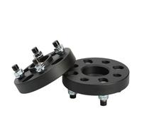 Adattatore per ruota 2 Pezzi PCD 4x100 ID = OD 56.1mm Distanziale ruota in alluminio per auto 15/20/25/30/35/40/45mm per Honda Per Fit For Jazz(2PCS 25mm Black)