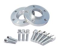 Adattatore per ruota auto 2 Pz 20 MM Auto Ruota Spacer Hub Centric Per W219 E250 Per Classe E PCD 5x112-66.6 14X1.5(Argento)