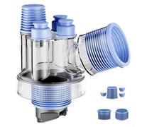 Adattatore per scarico idraulico per lavello da cucina con porte multiple per collegare elettrodomestici, tra cui lavastoviglie WC e unità