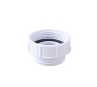 Adattatore per Scarico Lavello 1-1/2 a 1-1/4 Pollici Riduttore in Plastica PP Bianco Robusto Collegamento Sanitario Per Lavabo Sifone Facile Montaggio Senza Attrezzi Durevole Impermeabile Moda