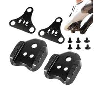 Adattatore per scarpe Cleats - Adattatore per scarpe da corsa per pedale a SPD, adattatore a pedale in metallo, per uomo e donna, per allenamento indoor, outdoor, accessori per bicicletta