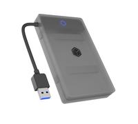 ICY IB-AC603B-U3 - Alloggiamento esterno SATA HDD/SSD da 2,5'', USB 3.0, adattatore
