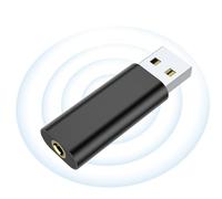 Adattatore per scheda audio USB - Metallo 10G | Convertitore per cuffie audio esterne da 3,5 mm | Interfaccia audio USB universale Plug and Play | Computer Portatile Pc Gioco Musica Gatto