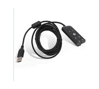 Adattatore per Scheda Audio USB per Cuffie da Gioco Cablate per HyperX Cloud II