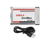 Adattatore per Scheda da PCMCIA un USB 2.0 CardBus Dual 2 Porte 480M per Computer Laptop