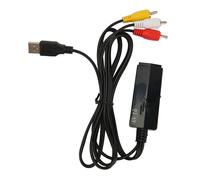 Adattatore per scheda di acquisizione video da RCA AV a USB C, supporto NTSC e PAL con funzionalità Plug and Play per videoconferenze web.