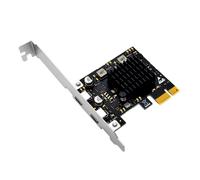 Adattatore per Scheda di Espansione PCIe A Type-C PCI Express PCI-e 1X A USB3.2 Gen2 TYPE-C Scheda Aggiuntiva per PC Desktop