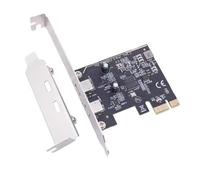 Adattatore per scheda di espansione PCIE a USB 3.2 GEN1 5Gbps PCIE doppio tipo C Sostituzione chip ASM1042 per scheda di estensione del PC desktop