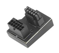 Adattatore per Scheda Grafica 12VHPWR, Adattatore di Alimentazione per Scheda Grafica Tipo RVS da 180 Gradi 12+4 Pin per Serie RTX 40 per RTX 4090 4080 4070ti
