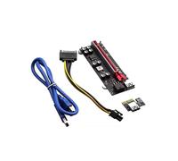 Adattatore per Scheda Grafica PCI-e Riser da PCIE X1 A X16, Cavo di Estensione PCI-Express Riser USB 3.0 per Computer Desktop