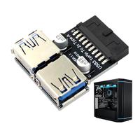 Adattatore per scheda madre, adattatore per scheda madre per PC, convertitore bidirezionale USB 3.0 a 19/20 pin, adattatore Ph22T, supporta interfaccia 19 pin/20 pin