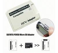 Adattatore per scheda TF versione 6.0 per PS Vita, slot per scheda di gioco SD 2VITA per PSV 1000 2000, compatibile con sistema 3.65, archiviazione scheda Micro SD Tagli UnicaABS