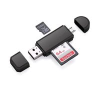 Adattatore per schede dal design sottile, lettore di schede USB per una gestione efficiente dei file e un trasferimento dati ad alta velocità,