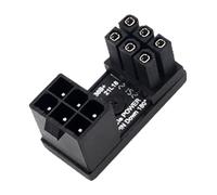 Adattatore per schede grafiche per computer portatile, connettore di alimentazione a 6 8 pin, connettore GPU | adattatore angolare a 180 gradi con struttura stabile per scheda grafica desktop PC