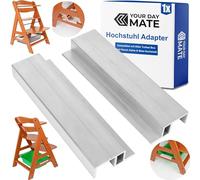 Adattatore per seggiolone, 1 Set, compatibile con Hauck Alpha, Beta, IKEA Trofast, supporto per montanti superiori e inferiori, per cassette di plastica piatte e alte e cestini in filo metallico