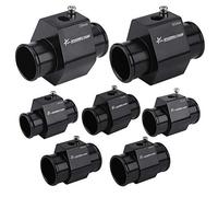 Adattatore per sensore di temperatura 32mm Tubo di giunzione temperatura acqua auto, Adattatore per indicatore di temperatura in lega di alluminio(36mm)