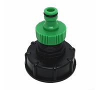 Adattatore per serbatoi IBC Bulk con ingresso filettatura S60x6 da 60 mm e uscita da 3/4" per supportare le operazioni di riempimento e drenaggio del serbatoio dell'acqua (3#)