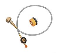 Adattatore per serbatoio del gas all'aperto, funzionamento sicuro e facile, ideale per avventure all'aria aperta (acciaio inossidabile tipo 2)