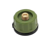 Adattatore per serbatoio del gas, convertitore da canestro a vite per bombola di gas per barbecue, valvola verde