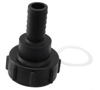 Adattatore per serbatoio IBC, connettore per rubinetto con filettatura grossa per fissare il tubo dell'acqua e gli attacchi di scarico della borsa, realizzato in ottone (25 mm)