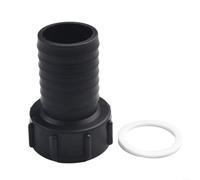 Adattatore per serbatoio IBC, connettore per rubinetto con struttura in ottone filettato, per trasferimento dell'acqua, collegamento per tubo e uso di scarico della borsa (50 mm)