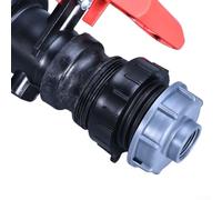 Adattatore per serbatoio IBC in plastica per valvola Schutz con tappo filettato da 62 mm a 60 adatto per connettori per serbatoi da giardino e barili da tonnellata in applicazioni industriali