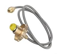 Adattatore per serbatoio per fornello da campeggio, convertitore bombola a gas da 9,1 kg a lb con regolatore per tubo, griglia barbecue portatile stufa a gas prolunga linea per esterni