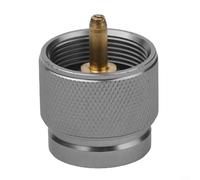 Adattatore per serbatoio stufa da esterno da 0,5 kg con accoppiatore per cilindro di propano e valvola del contenitore, progettato per collegare piccoli serbatoi di gas a fili piatti del serbatoio del