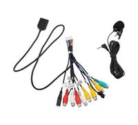 Adattatore per slot per scheda SIM per navigazione GPS per radio con microfono da 3,5 mm e connettore a 20 pin, supporto alimentazione 12 V