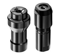 Adattatore per smerigliatrice, 2 pezzi, strumento di collegamento per mandrino, adattatori per mandrino da 6 mm e 3 mm, lavorazione di precisione, preparazione dei bordi, lavori di manutenzione