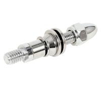 Adattatore Per Specchi Cromato M8 x 1,25 Su 5/16"-18 UNC Per Harley Davidson
