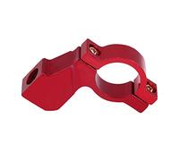 Adattatore per specchietto retrovisore, lega universale in alluminio 7/8 "attacco per specchietto retrovisore per attacco specchietto retrovisore per moto(Red)