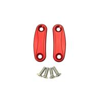 Adattatore per specchietto Specchietti Retrovisori Coprisedile Decorativo Base Specchio Parabrezza Copriforo Specchietto Retrovisore Per ZX10R ZX-10R 2011 2012 2013 2014 2015(Red)