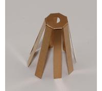Adattatore per spessore albero da golf con contorni arrotondati per punte in ottone da 0 335 a 0 370 (8 artigli 335)