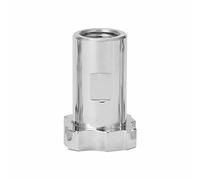 Adattatore per spruzzatore in metallo con 6 specifiche filettate (16 mm, 14 mm, G3/8) per sistemi di preparazione della vernice