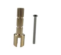 Adattatore per stelo del cancello doccia 970-0770 con estensione per cancello a vite, parte di riparazione per rubinetto, attrezzatura idraulica, rame con vite