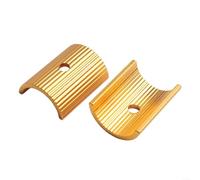Adattatore per stelo della bicicletta in lega di alluminio per convertire manubri da 25 4 mm a 31 8 mm, fornendo una vestibilità sicura e un design leggero (oro)