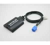 Adattatore per stereo auto digitale, con vivavoce, caricatore USB, Bluetooth, ingresso audio da 3,5 mm, per Peugeot Citroen