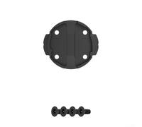 Adattatore per supporto computer da bicicletta, in lega, leggero, base fissa, vestibilità sicura per iGPSPORT per BiNavi, 28 x 25 mm, profilo aerodinamico, colore nero, facile da installare, viti