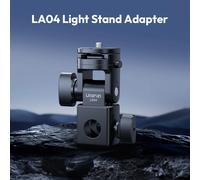 Adattatore per supporto luce Ulanzi LA04 con supporto da 1/4" con piastra a sgancio rapido per pattino freddo per supporti per telefoni, fotocamere, luci di riempimento video