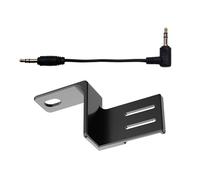 Adattatore per supporto microfono in lega di alluminio, scarpa fredda per fotocamera con cavo audio per microfono Insta360 X4