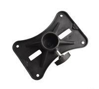 Adattatore per supporto per altoparlante girevole, 35 mm, asta di montaggio per treppiede, staffa per altoparlanti DJ PA con supporto angolare regolabile e vassoio superiore in plastica per un uso