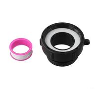 Adattatore per tappo serbatoio IBC, per valvola Schutz, connessione in plastica resistente, per barili e giardini IBC (62 mm)