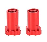 Adattatore per Tazza per Pistola a Spruzzo con Filettatura Femmina da 16 Mm, Materiale Robusto per Vernice Rossa, Passo da 1,5 Mm, Ampia Applicazione per e Mobili, 2 Pezzi in Lega di