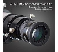 Adattatore per Telescopi Ad Anello di Compressione, M42x0.75 a 1,25 Pollici, Lega di Alluminio, Facile Installazione, Anello del Telescopio, con Filettature Standard da 1,25 Pollici, per la