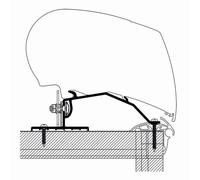 Adattatore per tendalini thule adria caravan ≥ 2015