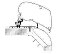 Adattatore per tendalini thule autosleepers 2013 5,0 m