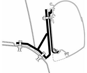 Adattatore per tendalini thule ducato h2 lift roof serie 5